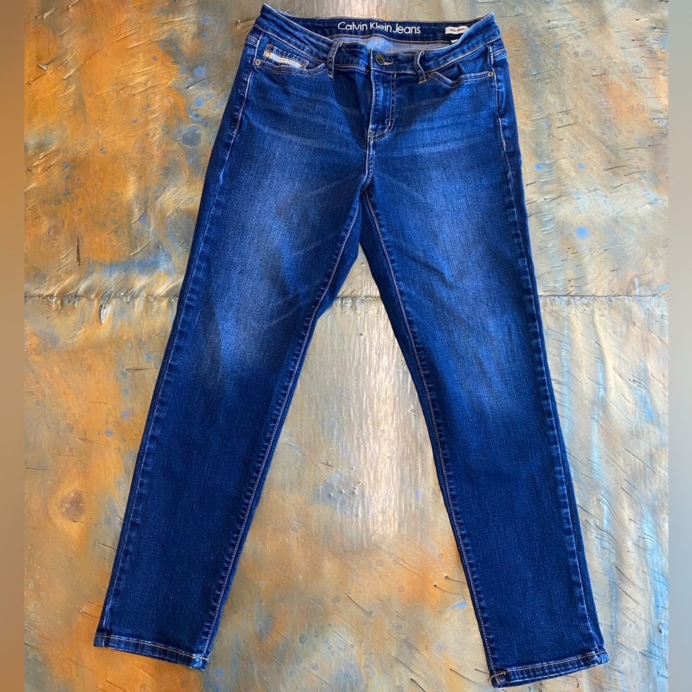 Women’s Calvin Klein Ankle Skinny Dark Jeans